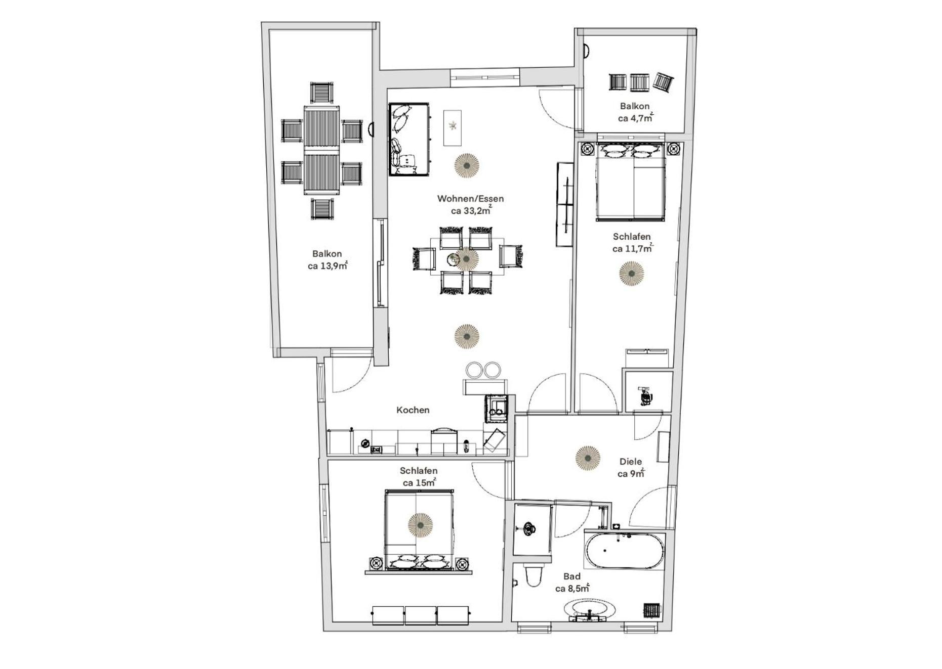 Pineapple Zwinger Iii - 86 Qm - 1x Free Parking Apartment